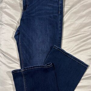 White House Black Market Dark Blue Boot Cut Jeans